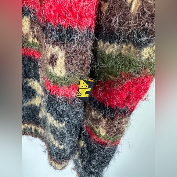 Peruvian Trading Company Made In Peru Button Cardigan Sweater Medium - Picture 2 of 5